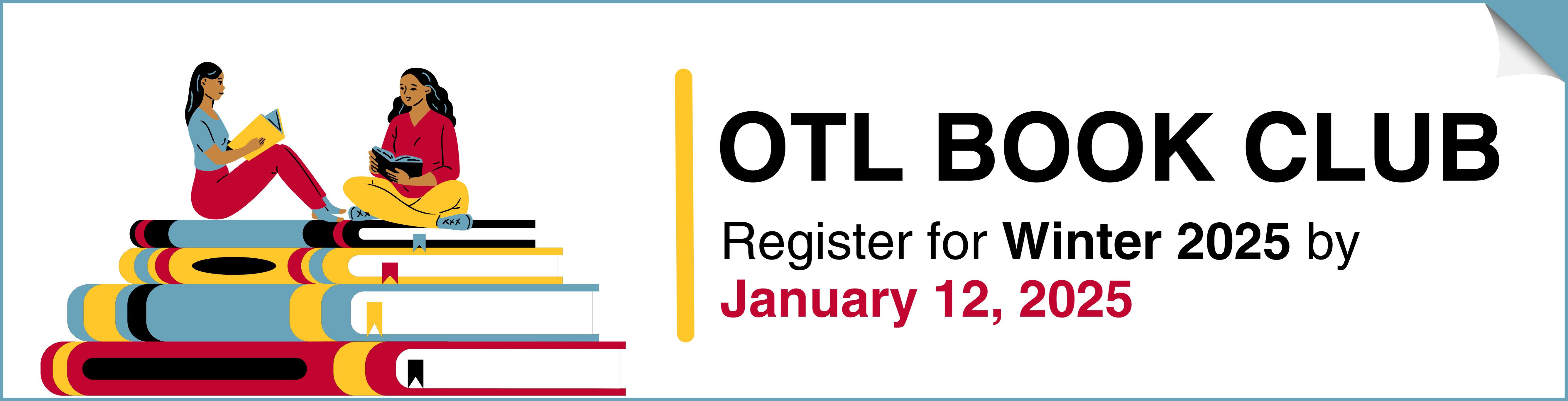 OTL Book Club, Registration closes January 12, 2024