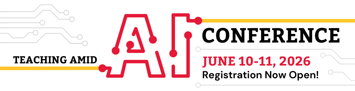Banner announces the 2026 Teaching Amid AI Conference hosted by the OTL from June 10-11, 2026