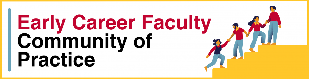 Banner about Early Career Faculty COP