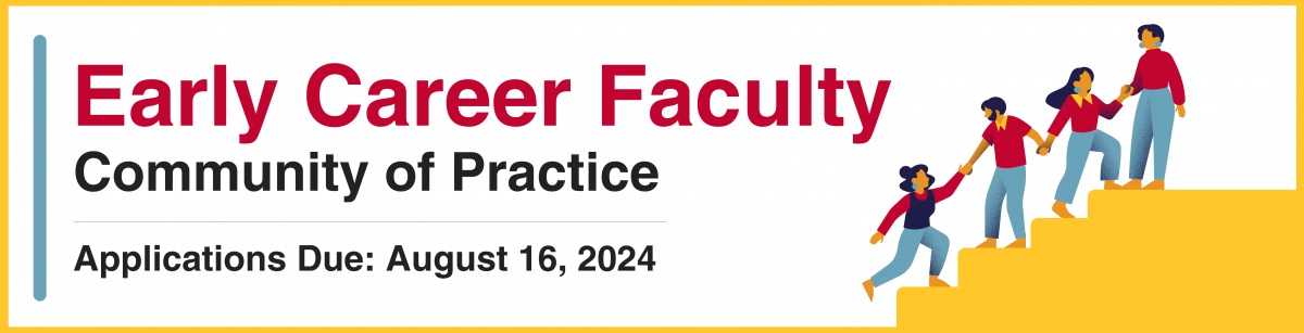 Banner about Early Career Faculty COP
